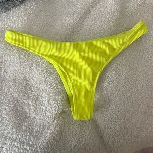 Frankie’s neon bikini bottoms
